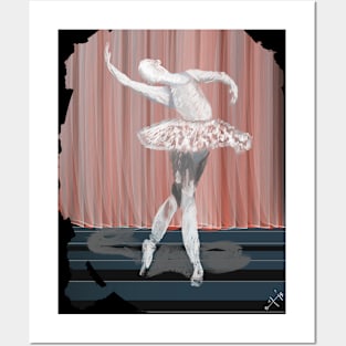 Ballerina_Red_Worn Posters and Art